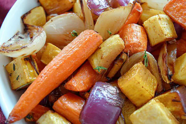 Oven-Roasted Baby Carrots with Ricotta