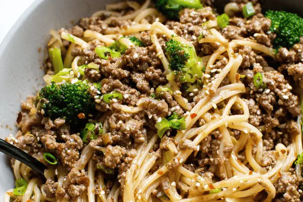 Sesame Sheet Chicken Veggies