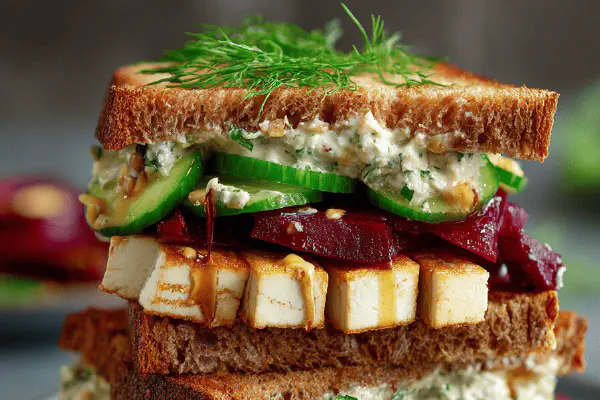 Tofu Bacon Sandwich