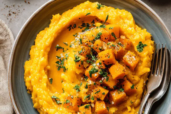 Creamy Quick Polenta Twist