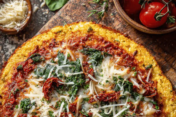 Jerk Chicken Cornmeal Pizza