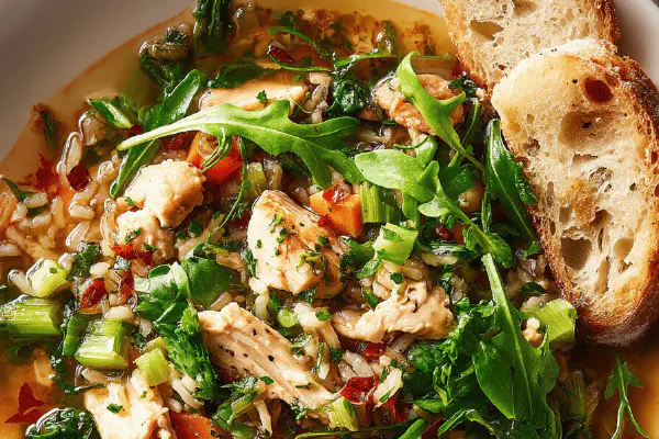 Creamy Chicken Rice Soup