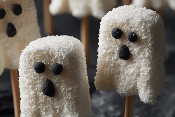 Ghost Marshmallow Pops