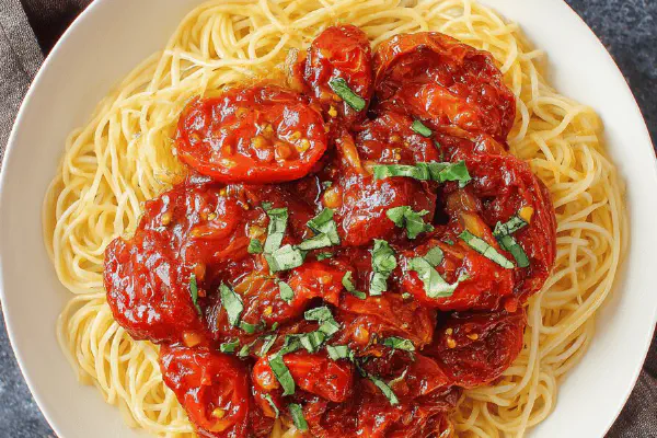 Veal Bolognese Sauce with Cheddar