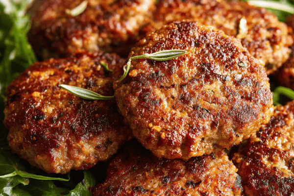 Rustic Breakfast Sausage Patties