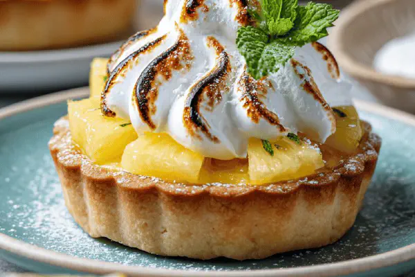 Swiss Meringue Lemon Tart