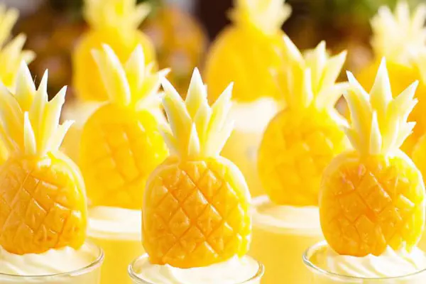 Pineapple Cream Jello Shots