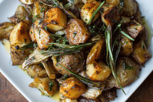 Garlic Roasted Potato Gratin