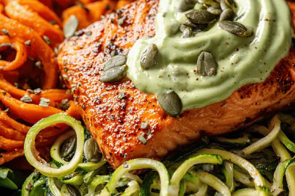 Spiced Roasted Fish and Carrot Purée