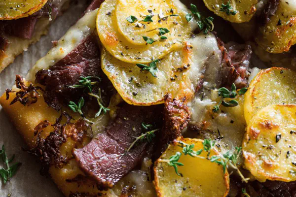 Stuffed Potatoes Broccoli Sausage