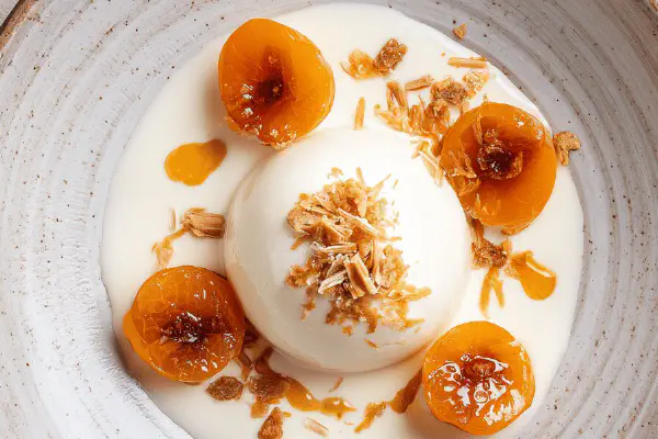 Chocolate Ginger Mousse with Kumquats