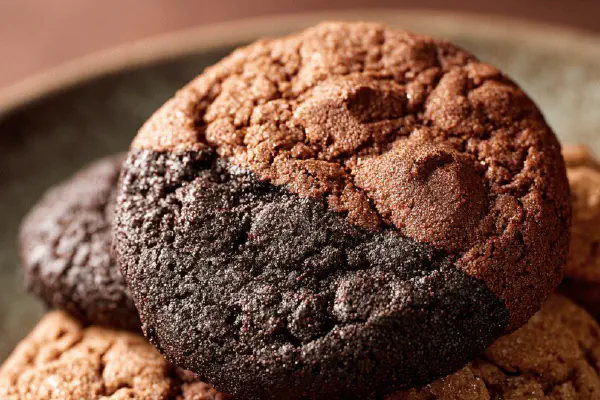 Spiced Cocoa Vanilla Shortbreads