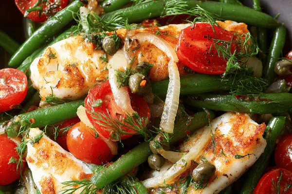 Potato Asparagus Smoked Trout Salad