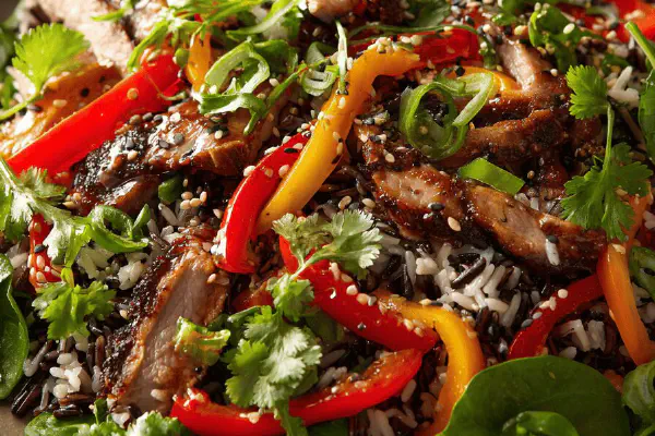 Warm Partridge Pear Salad