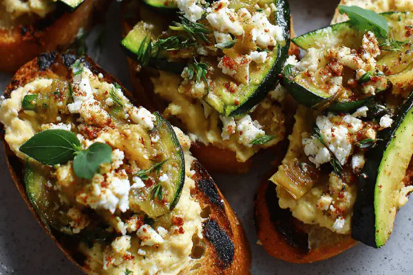 Zucchini Feta Dip Redux